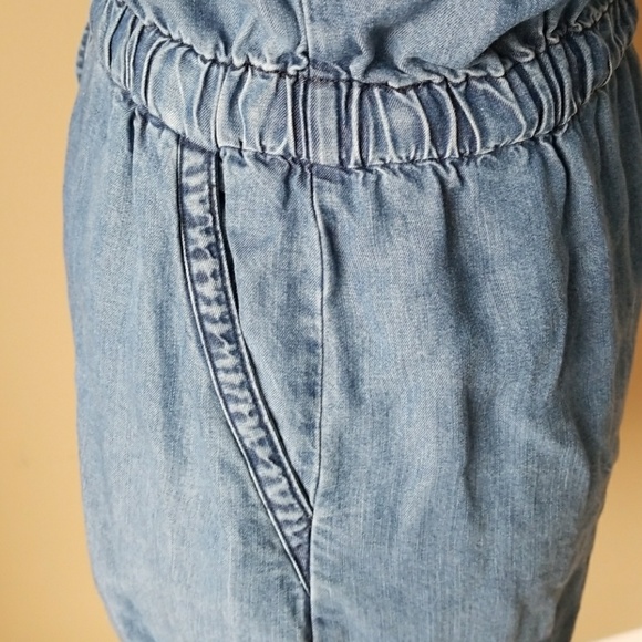 J. Crew Lightweight Washed Chambray Dress - Picture 7 of 8